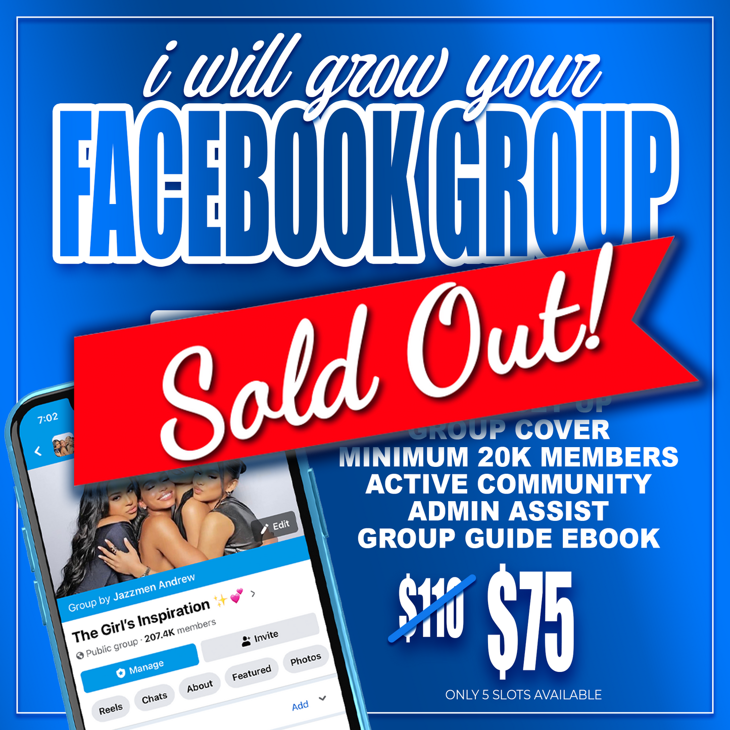 Facebook Group Creation & Growth Service
